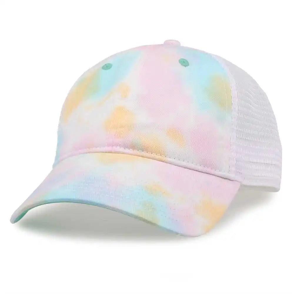The Game Gb470 Lido Tie Dyed Trucker Cap Sorbet Multi Colored / 6 5/8’’ 7