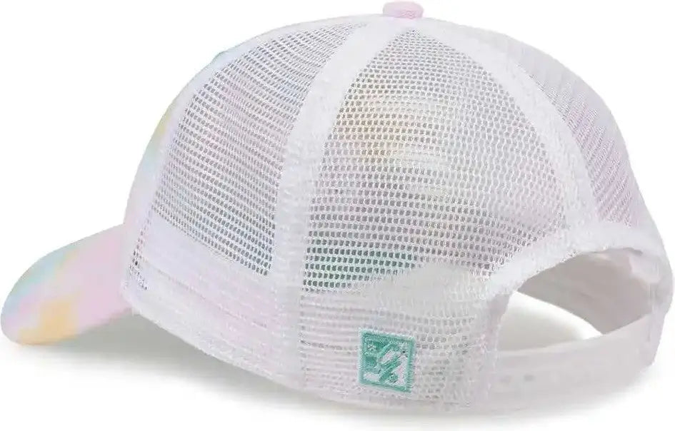 The Game Gb470 Lido Tie-dyed Trucker Cap - Sorbet