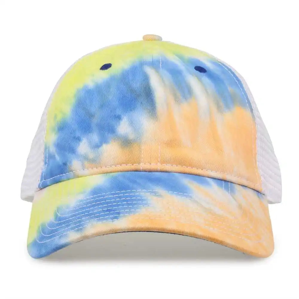The Game Gb470 Lido Tie Dyed Trucker Cap Sunrise Multi Colored / 6 5/8’’ 7