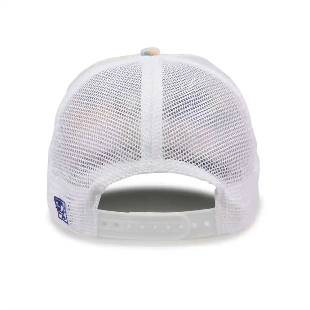 The Game Gb470 Lido Tie Dyed Trucker Cap Sunrise Multi Colored / 6 5/8’’ 7