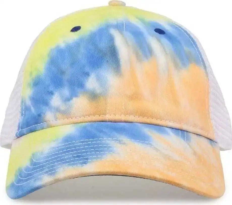 The Game Gb470 Lido Tie-dyed Trucker Cap - Sunrise