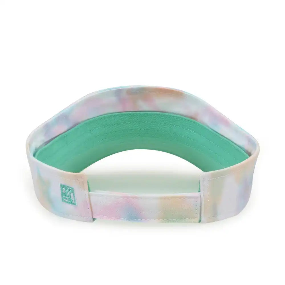 The Game Gb471 Relaxed Tie Dye and Trucker Mesh Visor Sorbet Multi Colored / one Size Fits Most