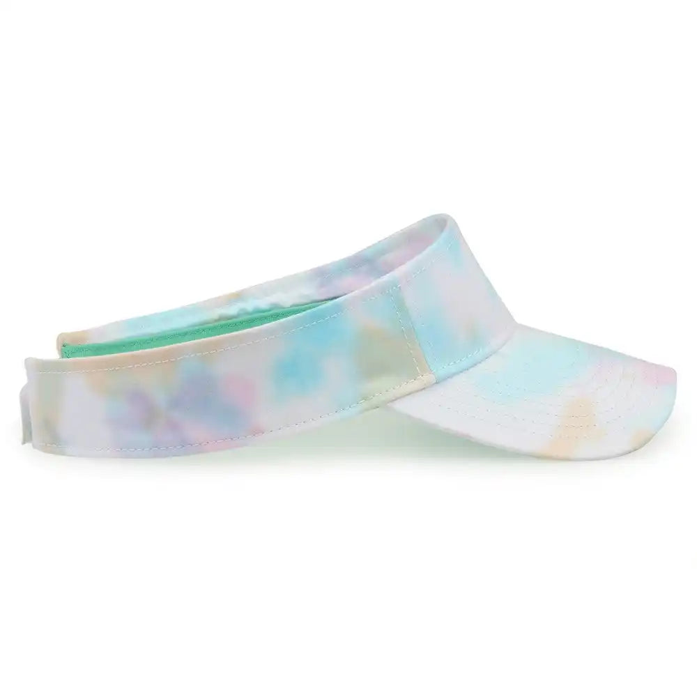 The Game Gb471 Relaxed Tie Dye and Trucker Mesh Visor Sorbet Multi Colored / one Size Fits Most