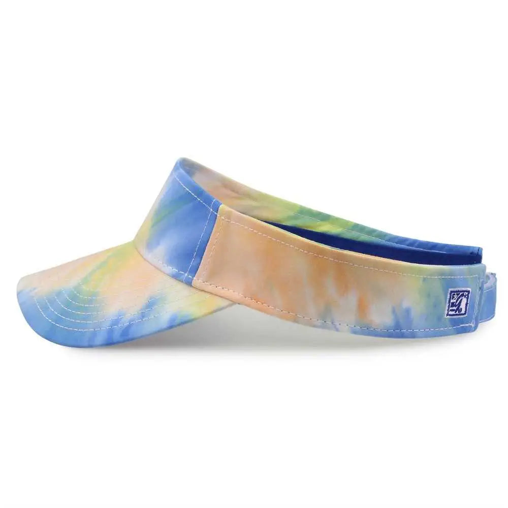 The Game Gb471 Relaxed Tie Dye and Trucker Mesh Visor - Sunrise