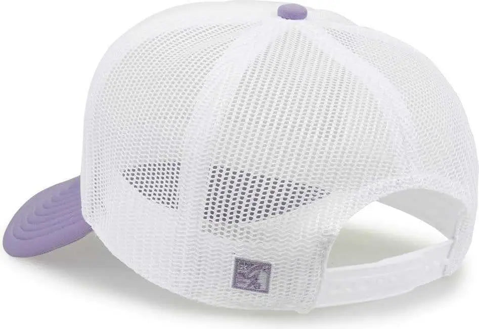 The Game Gb473 Foam Front Trucker Cap - Lavender - Purple / one Size Fits Most