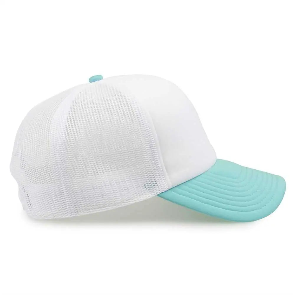 The Game Gb473 Foam Front Trucker Cap - White Gumdrop