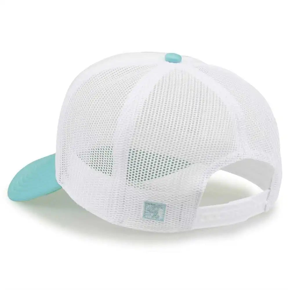 The Game Gb473 Foam Front Trucker Cap White Gumdrop Mint / one Size Fits Most