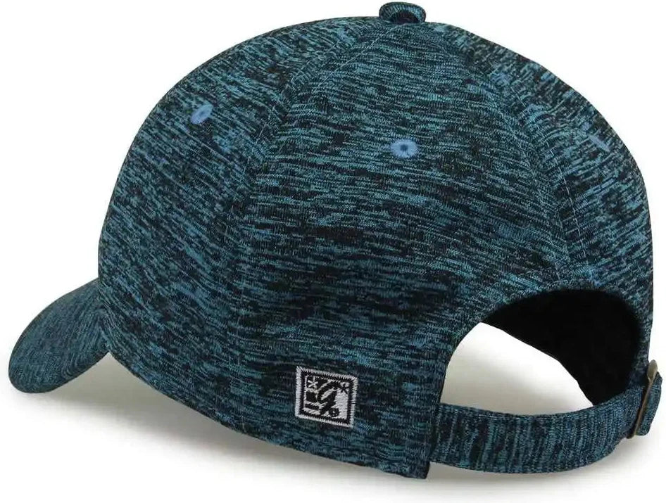 The Game Gb477 Peppered Heather Cap - Blue