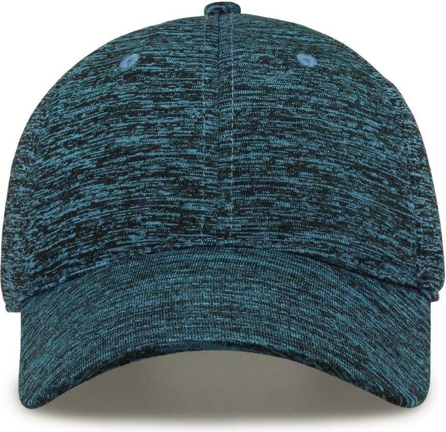 The Game Gb477 Peppered Heather Cap - Blue - one Size Fits Most
