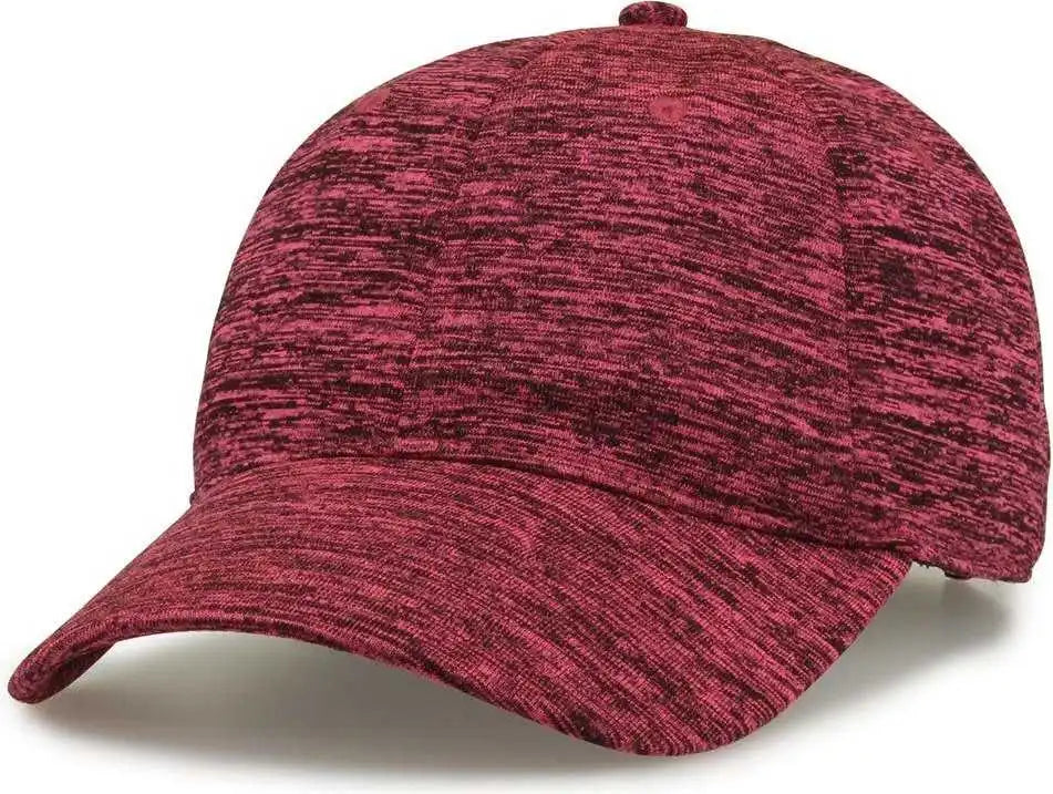 The Game Gb477 Peppered Heather Cap - Hot Pink - one Size Fits Most
