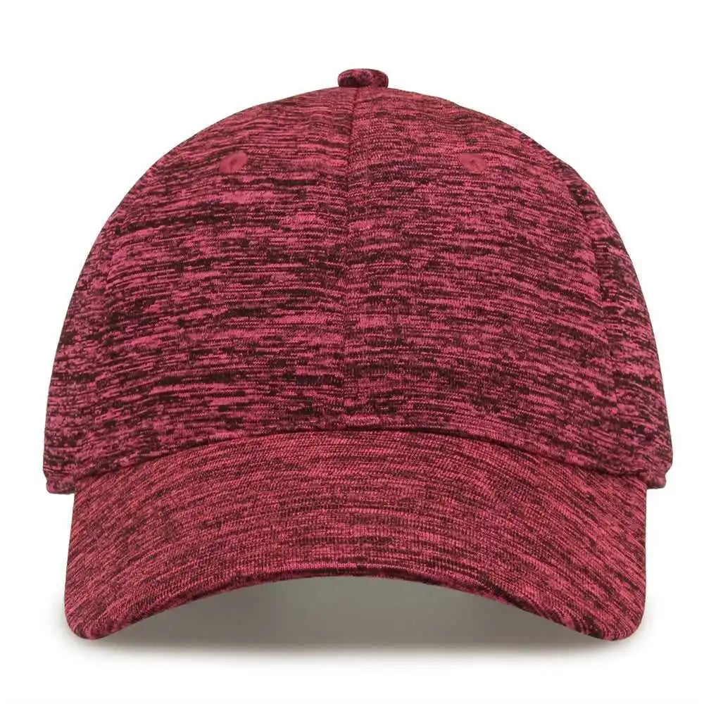 The Game Gb477 Peppered Heather Cap Hot Pink / one Size Fits Most