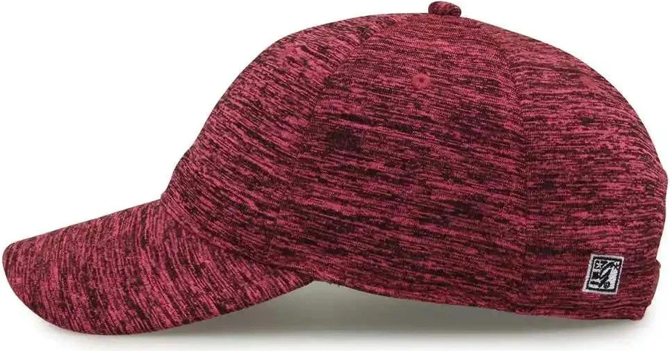 The Game Gb477 Peppered Heather Cap - Hot Pink - one Size Fits Most