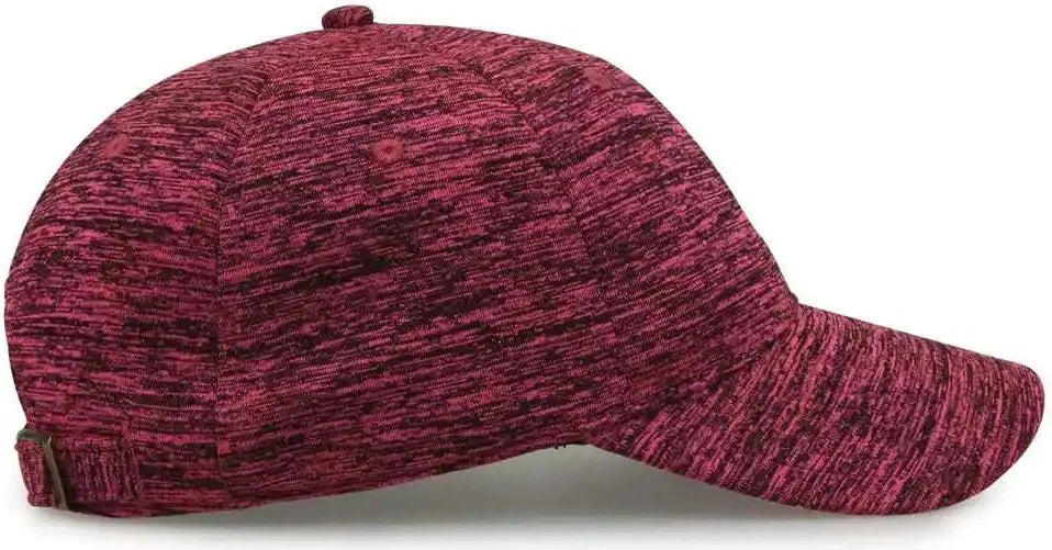 The Game Gb477 Peppered Heather Cap - Hot Pink - one Size Fits Most
