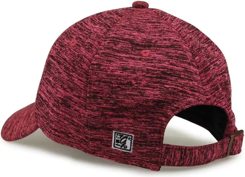 The Game Gb477 Peppered Heather Cap - Hot Pink - one Size Fits Most
