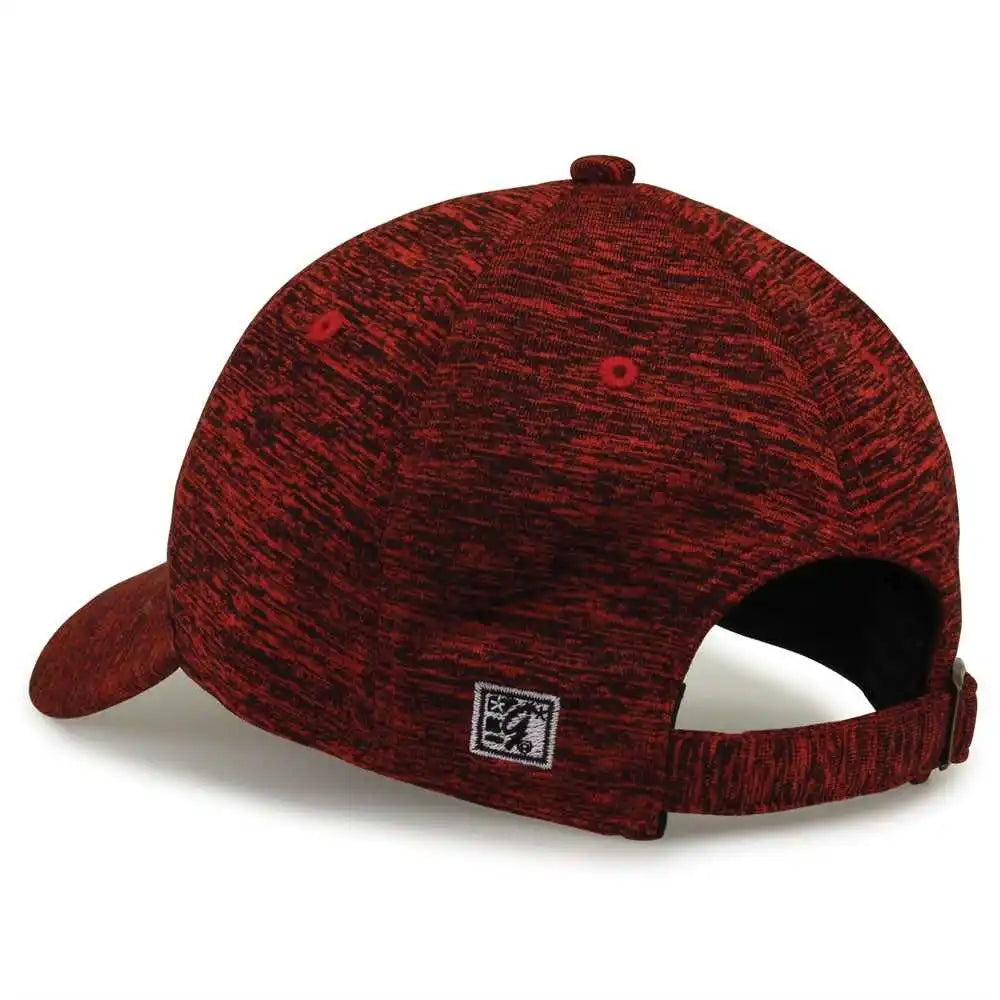 The Game Gb477 Peppered Heather Cap - Red - one Size Fits Most