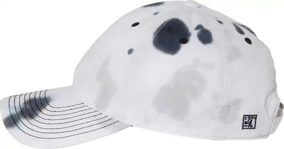 The Game Gb482 Asbury Tie-dyed Twill Cap - Greyscale