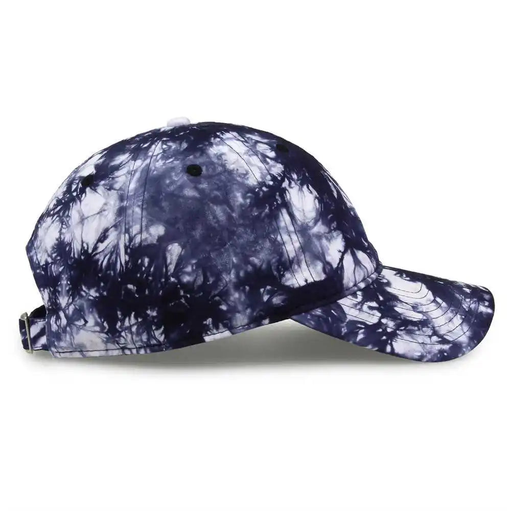 The Game Gb482 Asbury Tie Dyed Twill Cap Navy Tonal Multi Colored / 6 5/8’’ 7