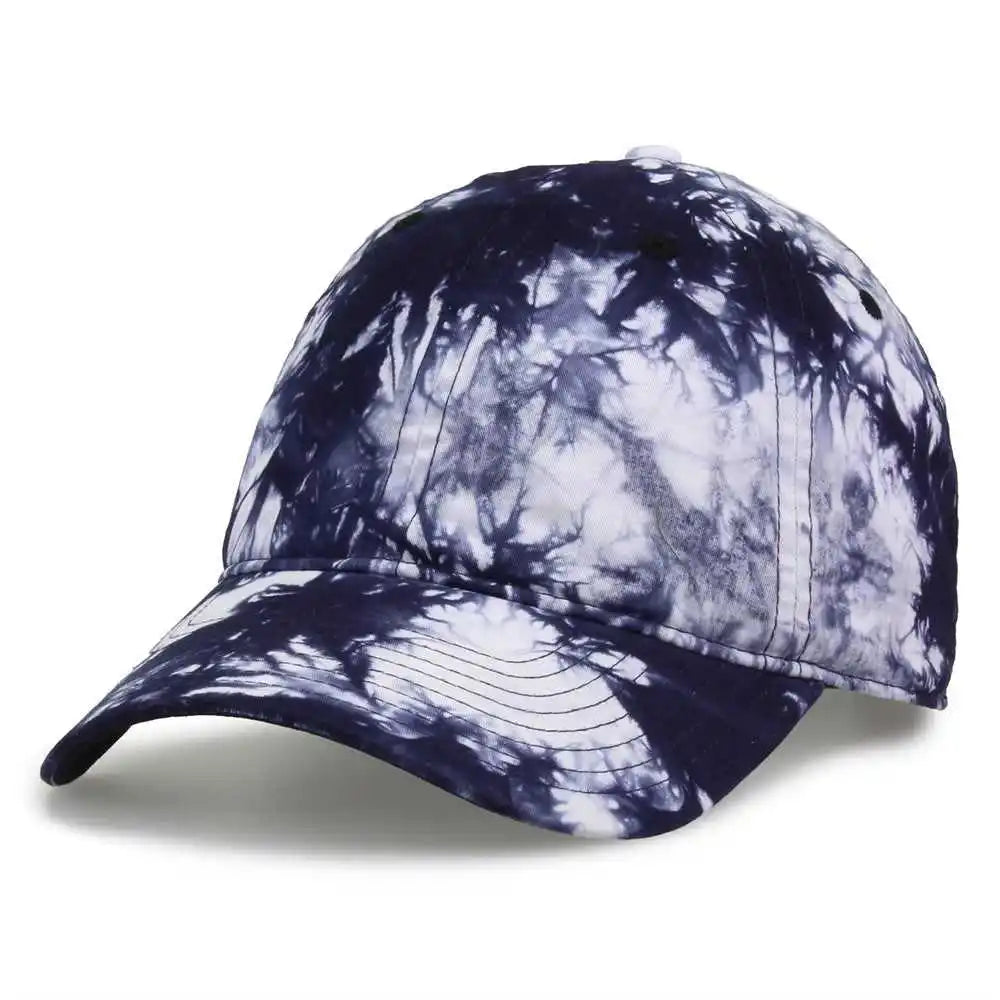The Game Gb482 Asbury Tie Dyed Twill Cap Navy Tonal Multi Colored / 6 5/8’’ 7