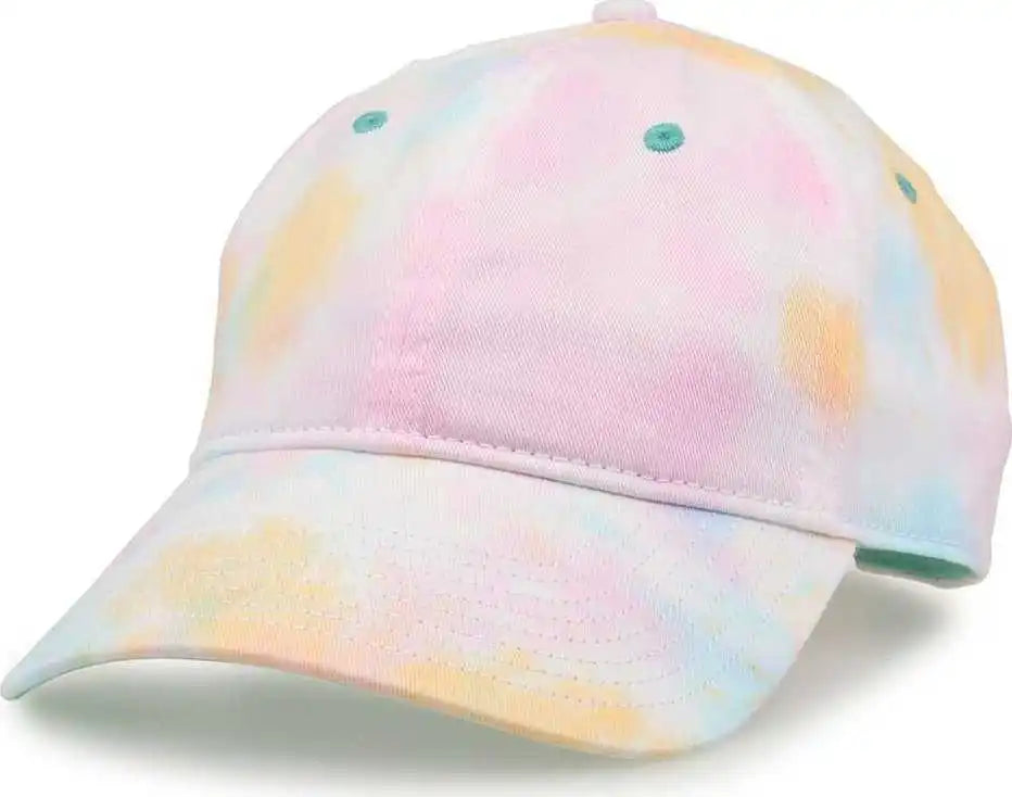 The Game Gb482 Asbury Tie-dyed Twill Cap - Sorbet - Multi-colored / 6 5/8’’ - 7