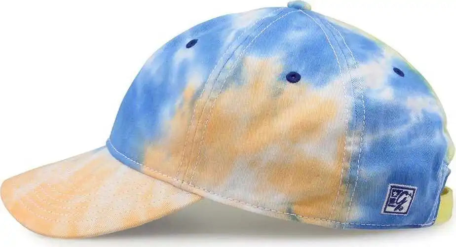 The Game Gb482 Asbury Tie-dyed Twill Cap - Sunrise - Multi-colored / 6 5/8’’ - 7