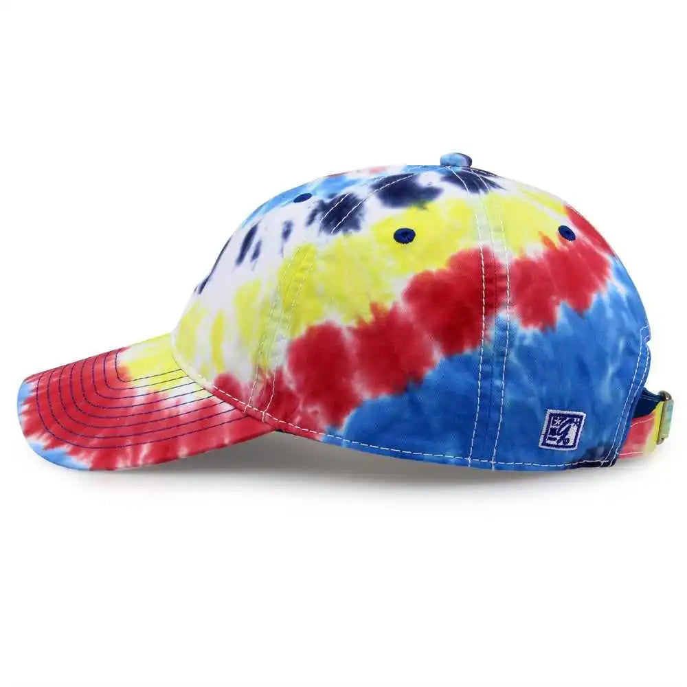 The Game Gb482y Youth Tie Dye Cap Rainbow Multi Colored / one Size Fits Most