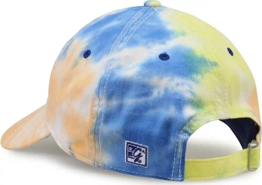 The Game Gb482y Youth Tie Dye Cap Sunrise Yellow / one Size Fits Most