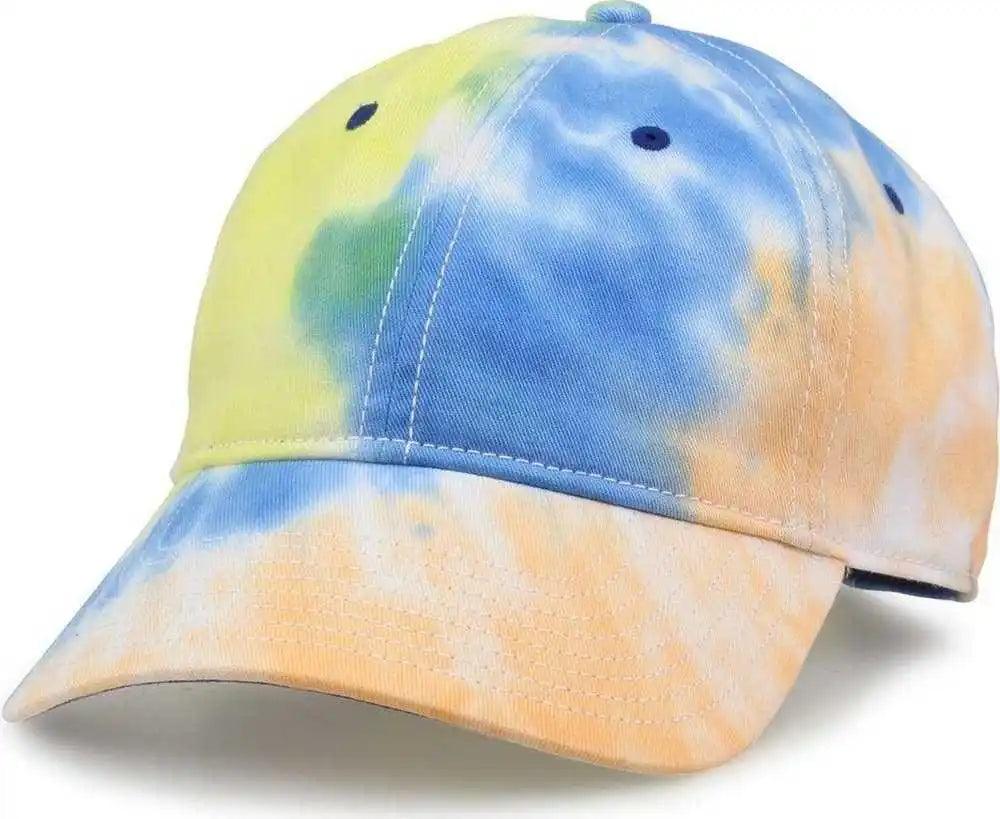The Game Gb482y Youth Tie Dye Cap Sunrise Yellow / one Size Fits Most