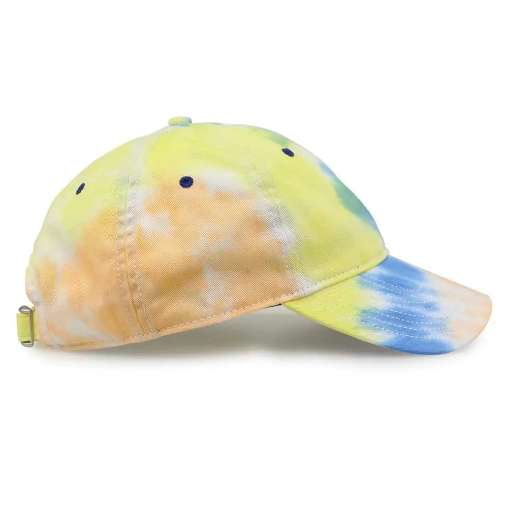 The Game Gb482y Youth Tie Dye Cap - Sunrise - Yellow / one Size Fits Most