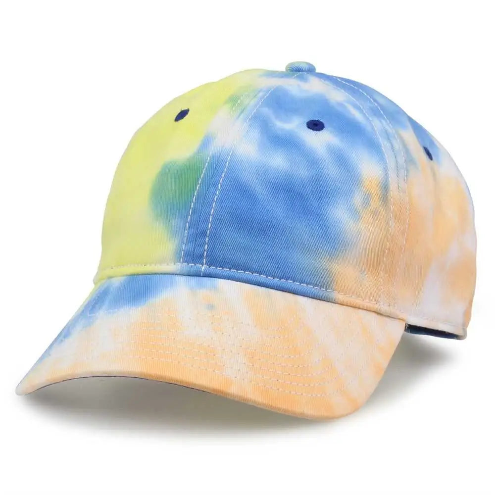 The Game Gb482y Youth Tie Dye Cap - Sunrise - Yellow / one Size Fits Most