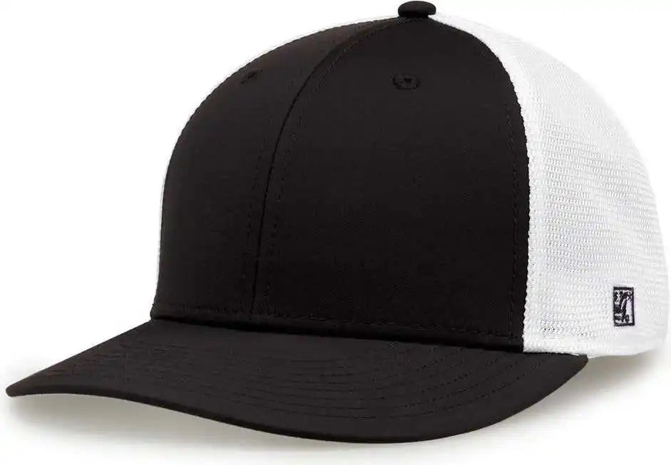 The Game Gb483 on Field Gamechanger with Diamond Mesh Cap Black White / 6 1/2’’ 3/4’’
