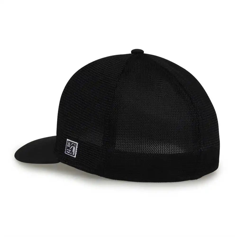 The Game Gb483 on Field Gamechanger with Diamond Mesh Cap Black