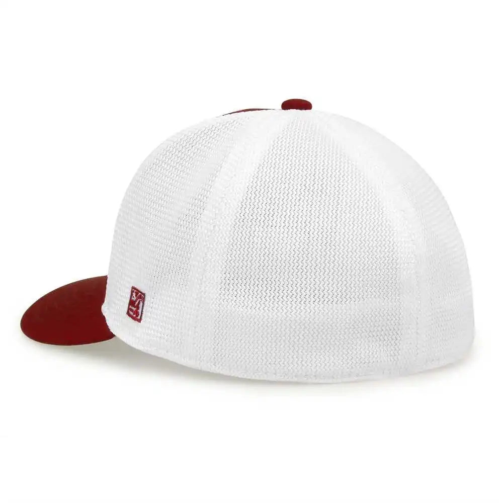 The Game Gb483 on Field Gamechanger with Diamond Mesh Cap Cardinal