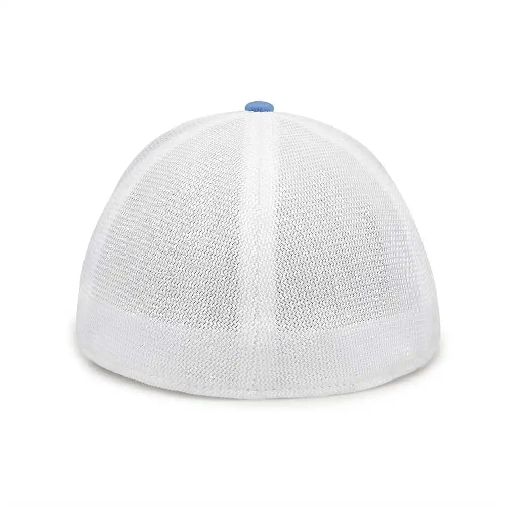 The Game Gb483 on Field Gamechanger with Diamond Mesh Cap Columbia Blue