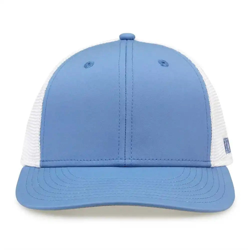 The Game Gb483 on Field Gamechanger with Diamond Mesh Cap Columbia Blue