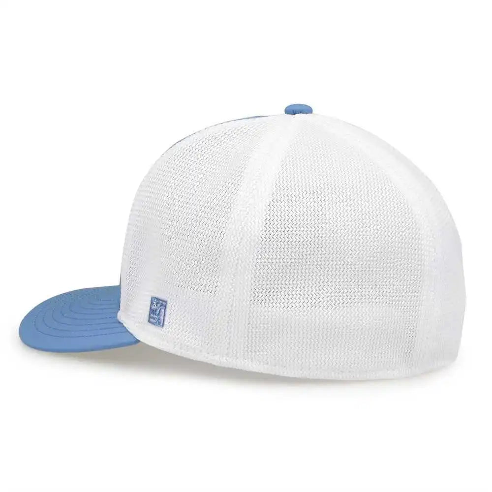 The Game Gb483 on Field Gamechanger with Diamond Mesh Cap Columbia Blue