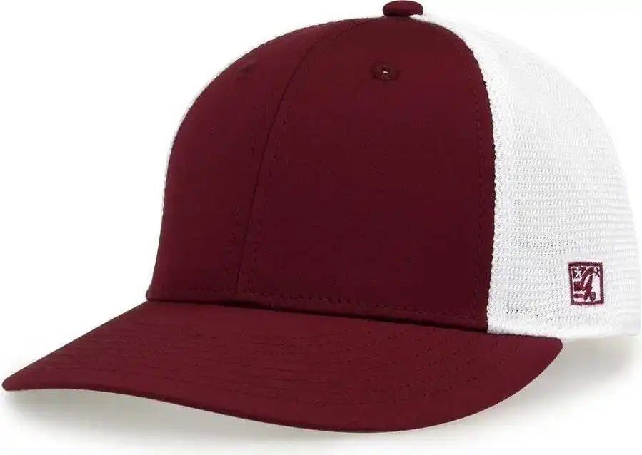 The Game Gb483 on Field Gamechanger with Diamond Mesh Cap Dark Maroon / 6 1/2’’ 3/4’’