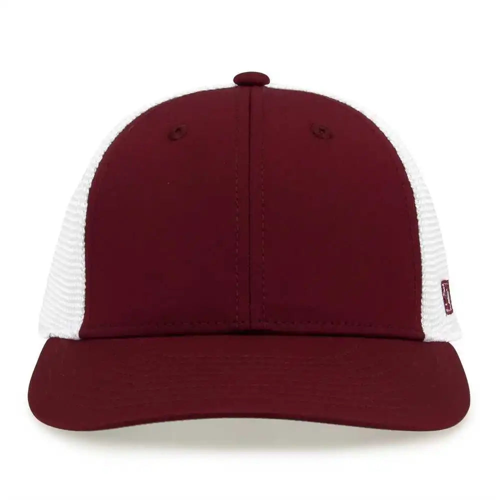 The Game Gb483 On-field Gamechanger with Diamond Mesh Cap - Dark Maroon