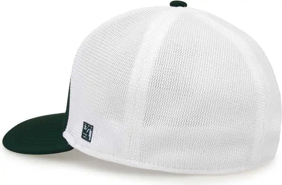 The Game Gb483 on Field Gamechanger with Diamond Mesh Cap Dark Green