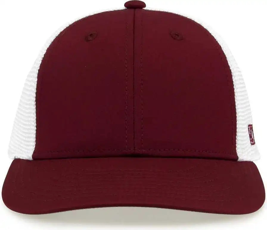 The Game Gb483 on Field Gamechanger with Diamond Mesh Cap Dark Maroon / 6 1/2’’ 3/4’’