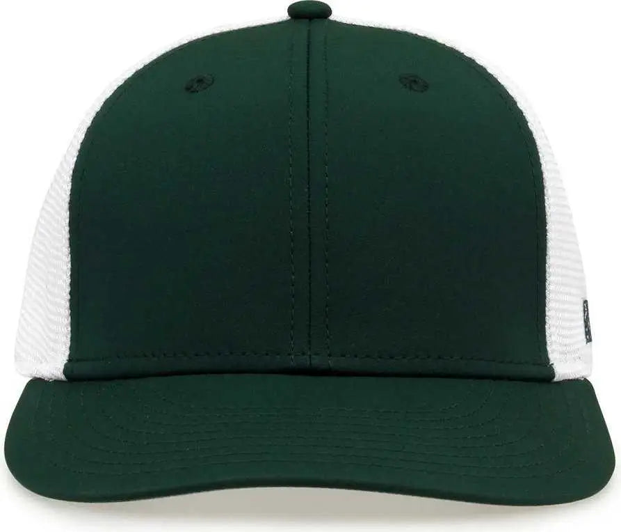 The Game Gb483 On-field Gamechanger with Diamond Mesh Cap - Dark Green