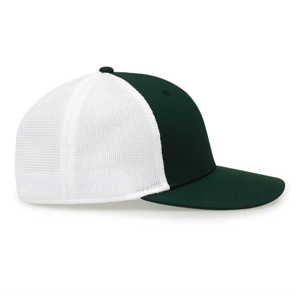 The Game Gb483 On-field Gamechanger with Diamond Mesh Cap - Dark Green