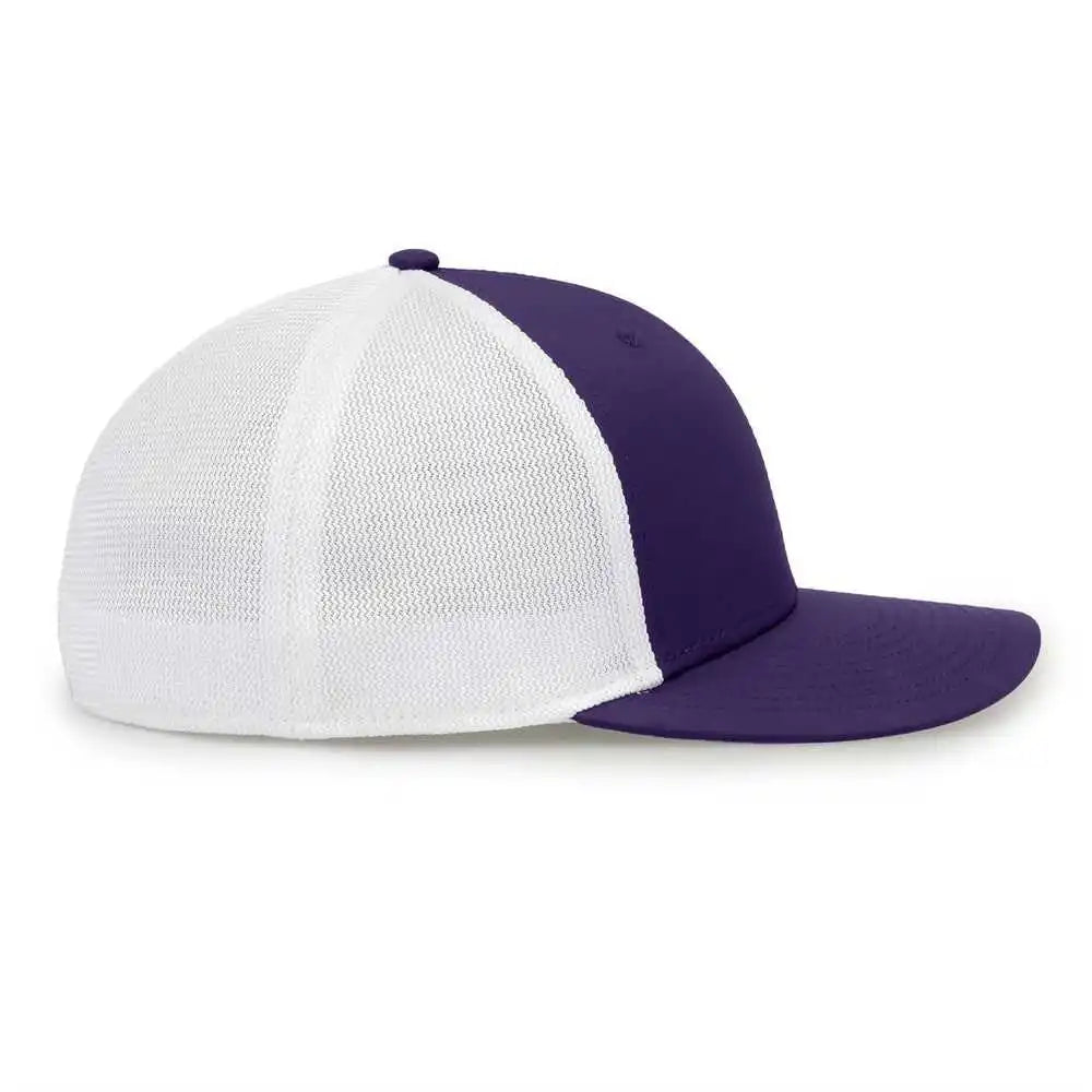 The Game Gb483 on Field Gamechanger with Diamond Mesh Cap Purple