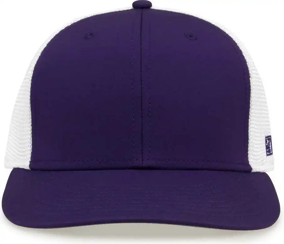 The Game Gb483 on Field Gamechanger with Diamond Mesh Cap Purple