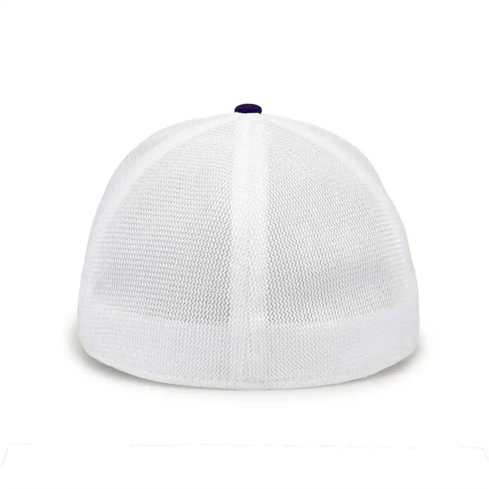 The Game Gb483 on Field Gamechanger with Diamond Mesh Cap Purple