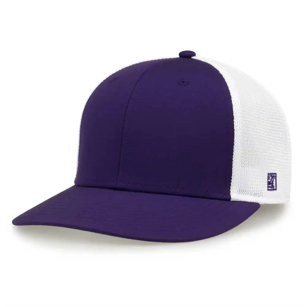 The Game Gb483 on Field Gamechanger with Diamond Mesh Cap Purple