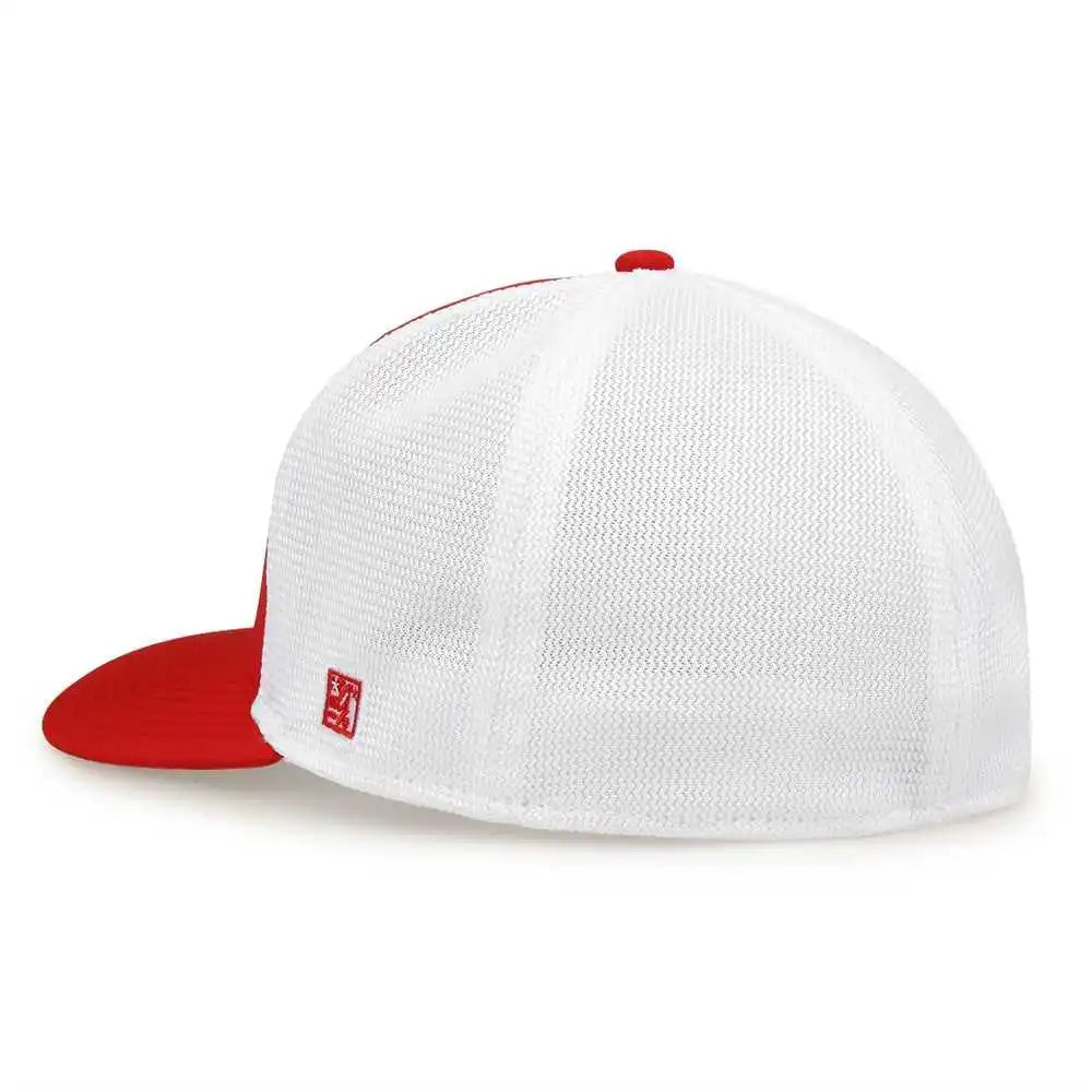 The Game Gb483 on Field Gamechanger with Diamond Mesh Cap Red