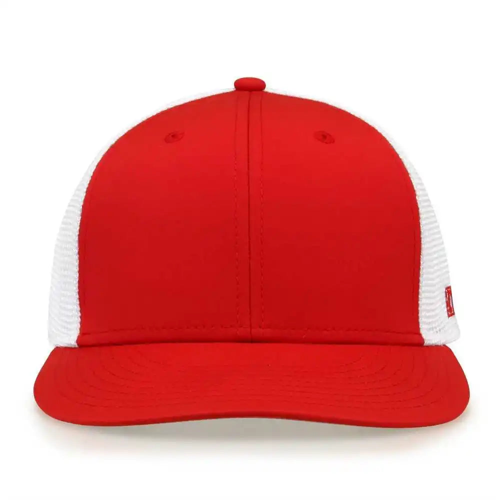 The Game Gb483 on Field Gamechanger with Diamond Mesh Cap Red