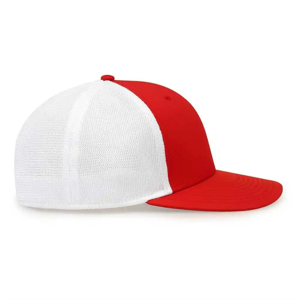 The Game Gb483 on Field Gamechanger with Diamond Mesh Cap Red