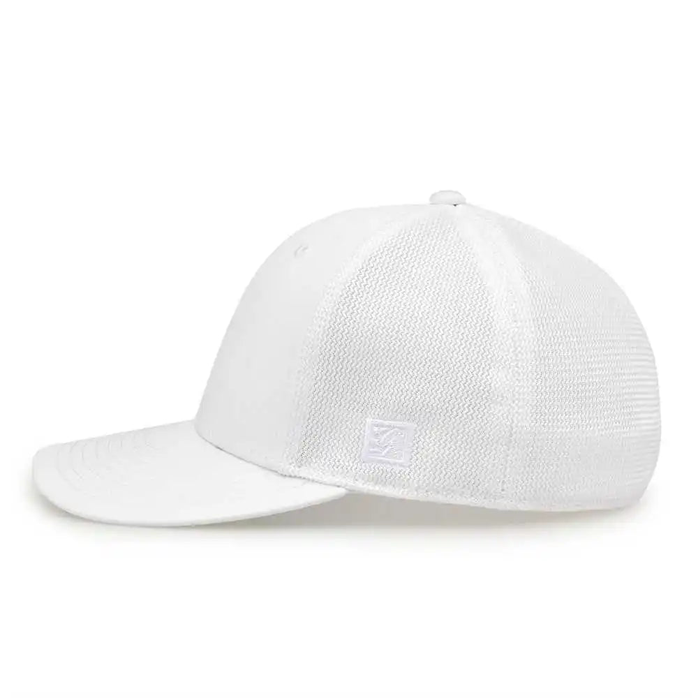 The Game Gb483 on Field Gamechanger with Diamond Mesh Cap White