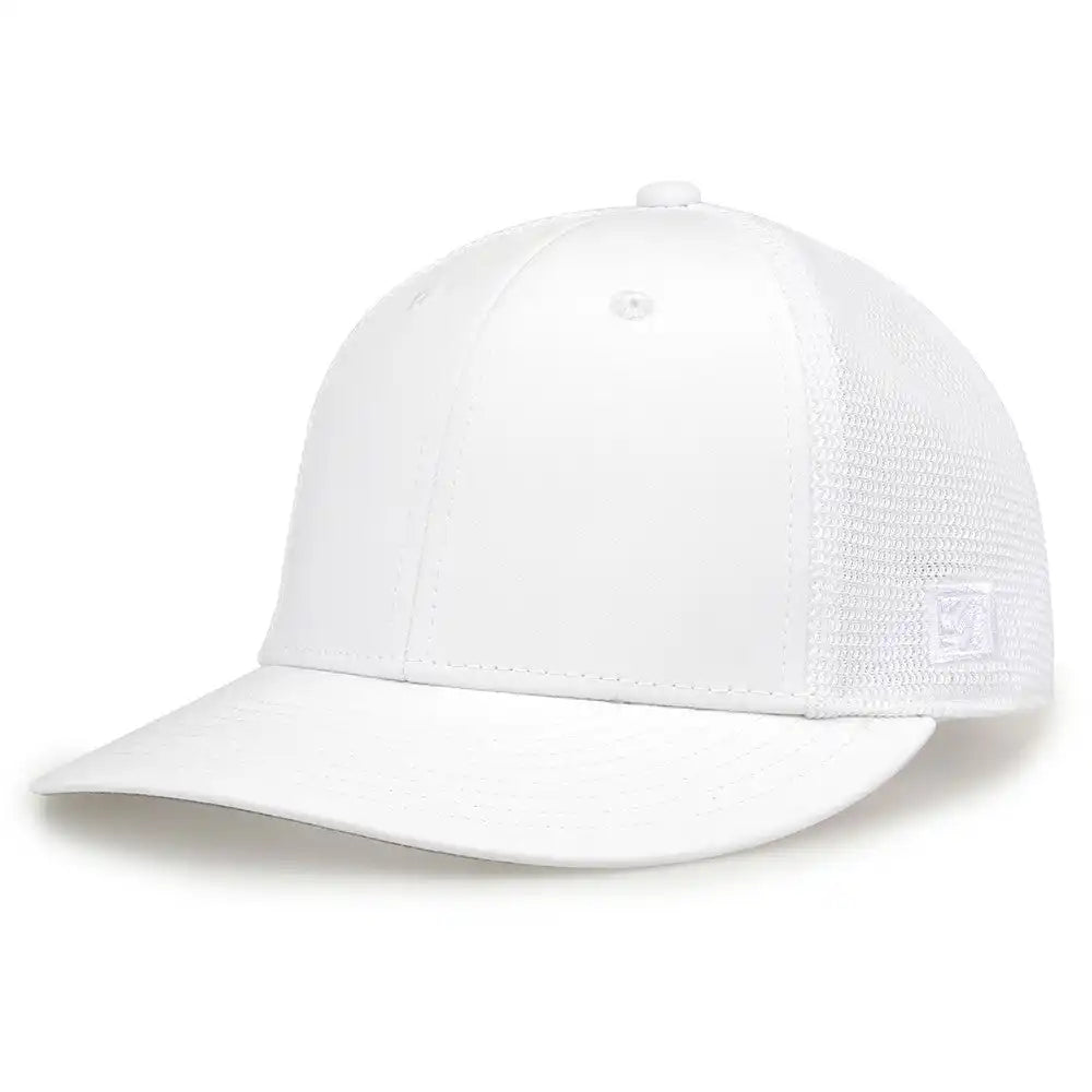 The Game Gb483 on Field Gamechanger with Diamond Mesh Cap White